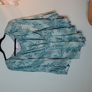 Pink Lily Boutique tropical Romper